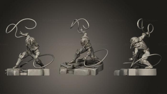 Figurines heroes, monsters and demons (Omegared, STKM_3177) 3D models for cnc